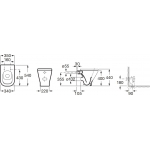Roca The Gap Rimless 貼牆座地廁配SUPRALIT®油壓板套裝
